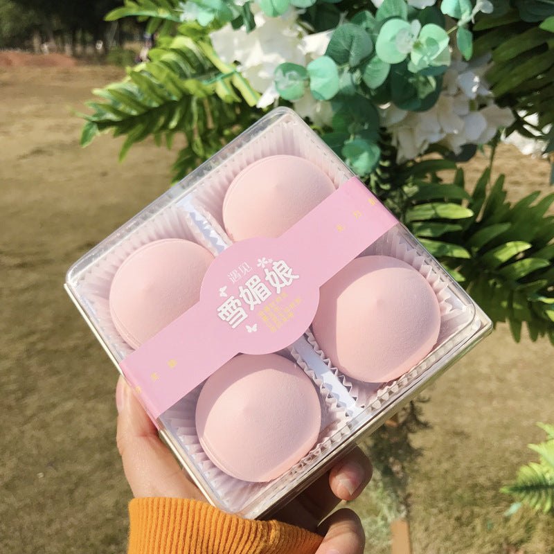 4-Piece Super Soft Xue Mei Niang Makeup Egg Set