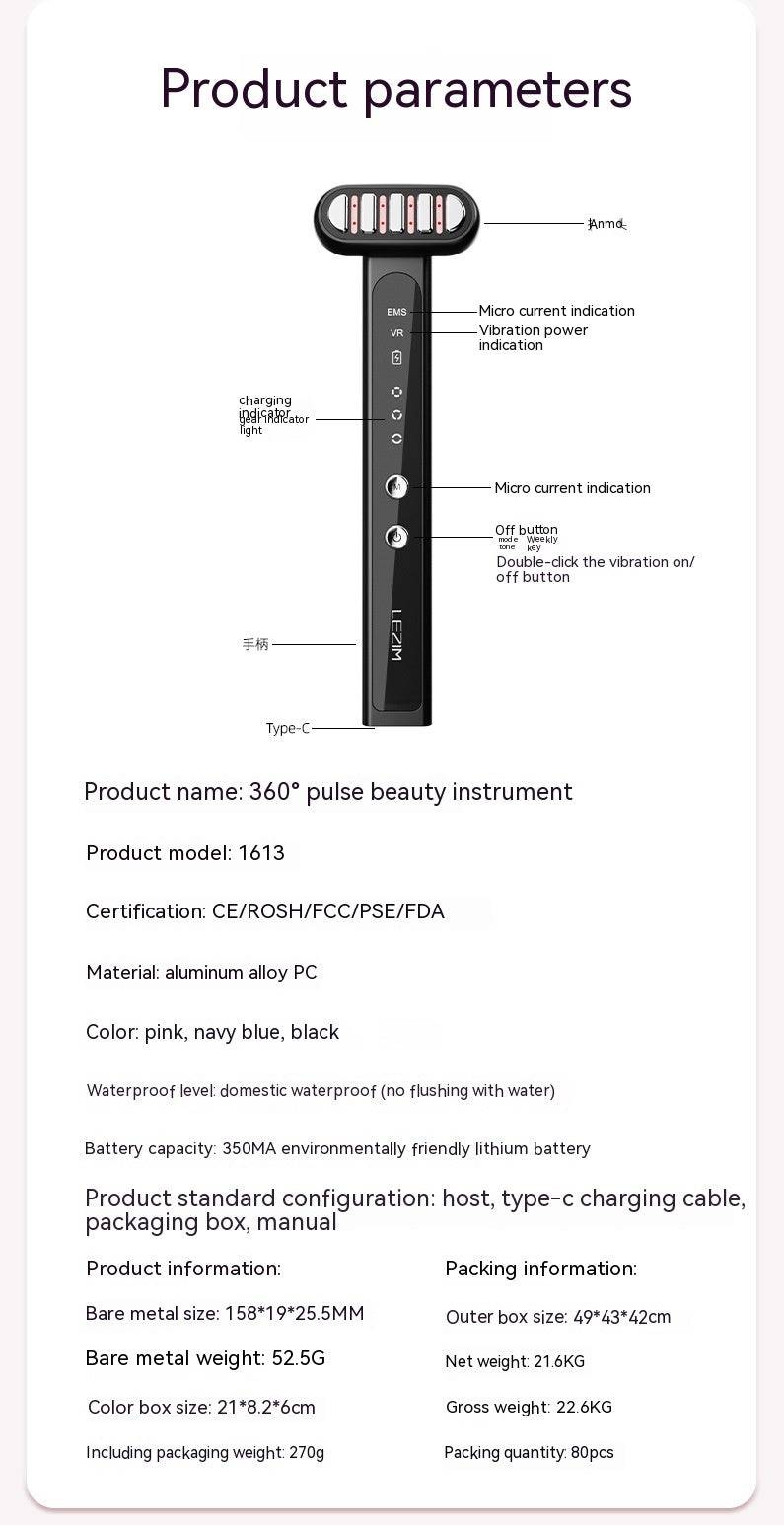 Rotatable Pulse Beauty Instrument