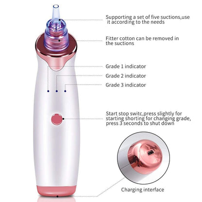 Electric Blackhead Remover Pore Vacuum Cleaner