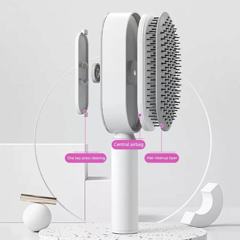 Self-Cleaning 3D Hair Growth Comb