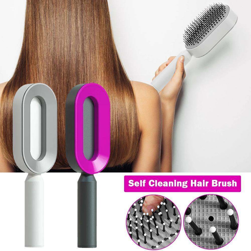 Self-Cleaning 3D Hair Growth Comb