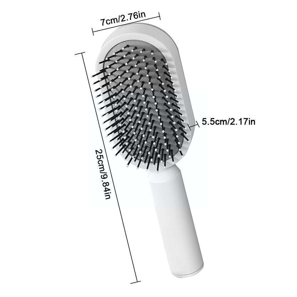 Self-Cleaning 3D Hair Growth Comb