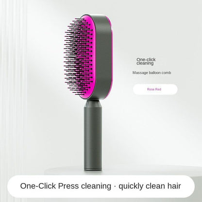 Self-Cleaning 3D Hair Growth Comb